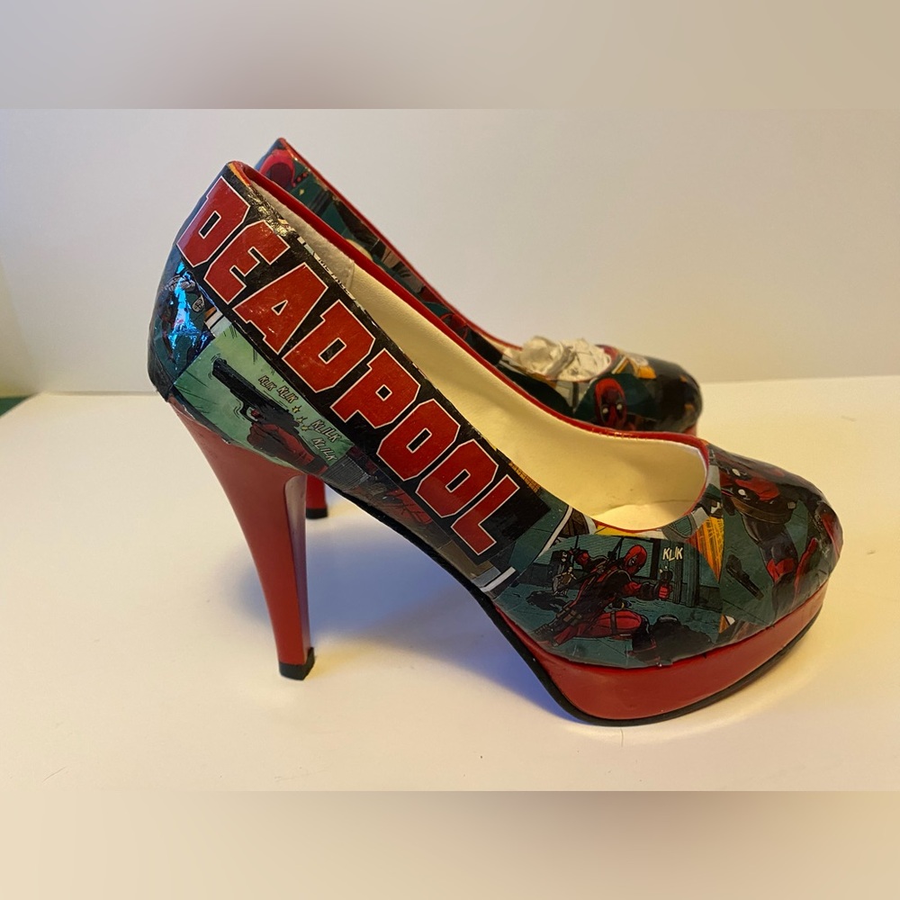 Deadpool Custom Heels Size 5.5